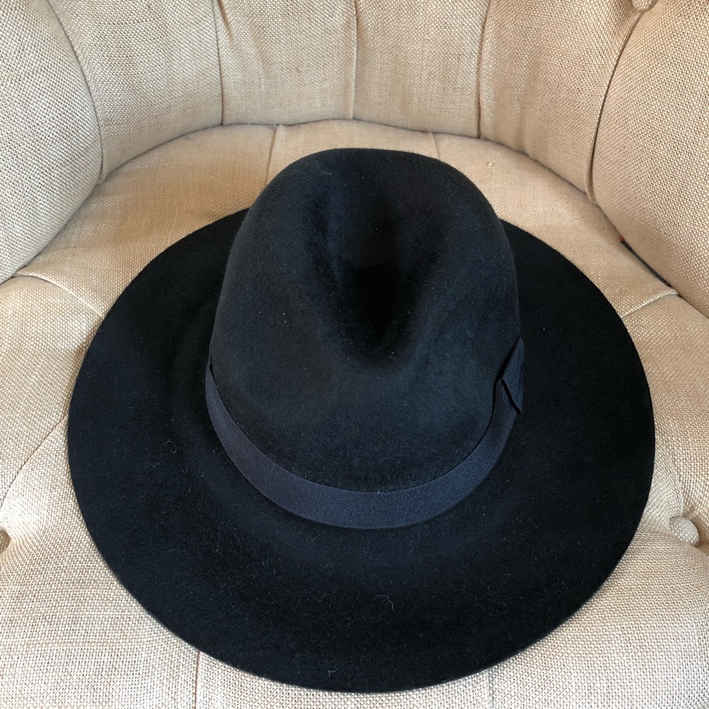 Black East River Craft Wool Fedora Hat